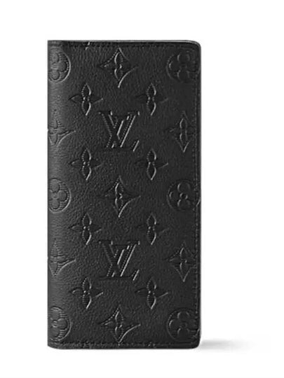 Brazza Monogram Long Wallet Black - LOUIS VUITTON - BALAAN 2