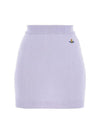 Logo Bea Mini H Line Skirt Purple - VIVIENNE WESTWOOD - BALAAN 1