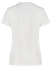 Logo Patch Jersey Cotton Short Sleeve T-Shirt Off White - MONCLER - BALAAN 4