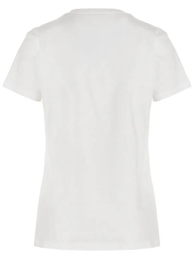 Logo Patch Jersey Cotton Short Sleeve T-Shirt Off White - MONCLER - BALAAN 4