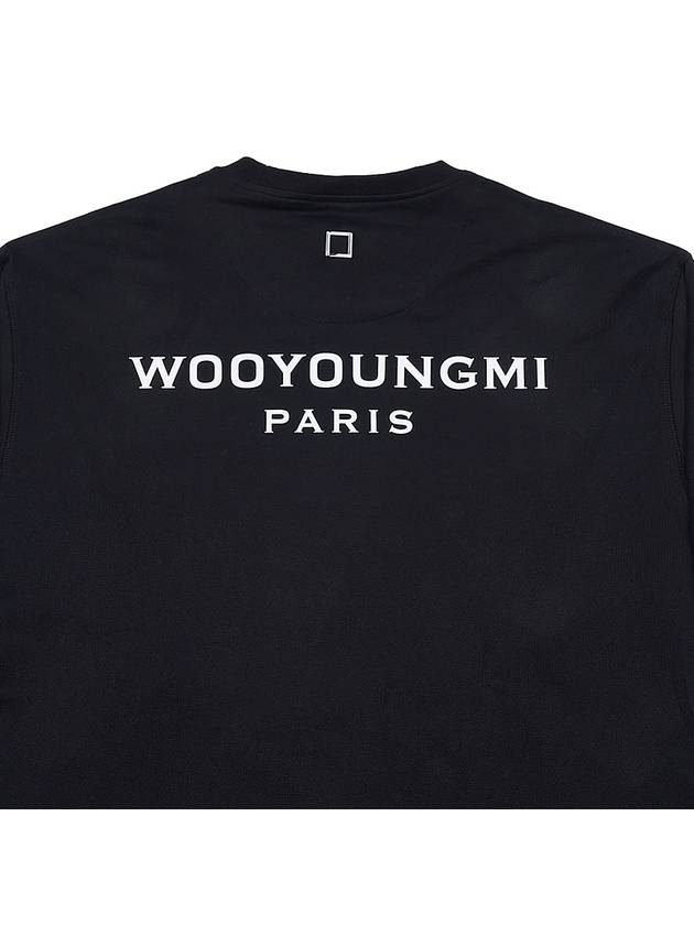 Cotton Long Sleeve T Shirt Black - WOOYOUNGMI - BALAAN 9