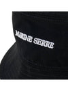 Logo embroidered bucket hat UHG030 BK99 - MARINE SERRE - BALAAN 6