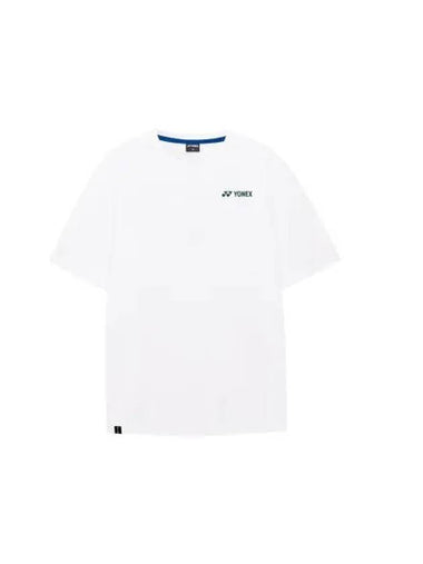 YONEX 243TS049U White Unisex Brand Heritage Short Sleeve T Shirt - YOUNESS - BALAAN 1