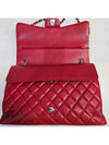 Red Maxi Caviar Shoulder Bag - CHANEL - BALAAN 8