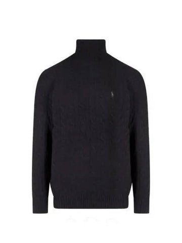 Ralph Lauren Men s Turtleneck Knit 710876836002 BLACK - RALPH LAUREN - BALAAN 1