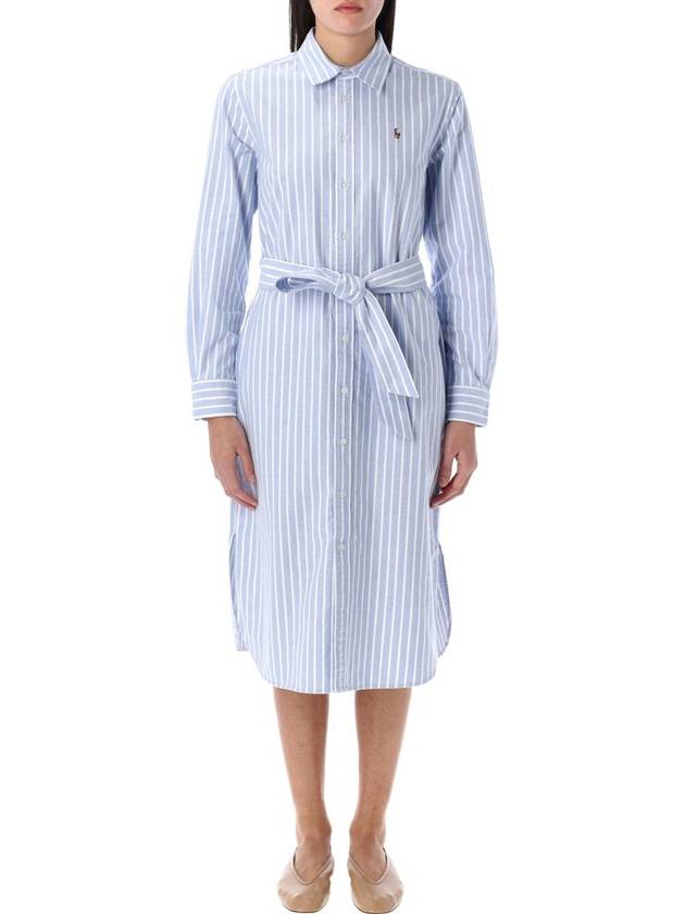 Polo Ralph Lauren Belted Oxford Shirt Dress - POLO RALPH LAUREN - BALAAN 1