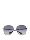 Eyewear Low Nose Bridge Fit Sunglasses Gold Grey - GUCCI - BALAAN 3