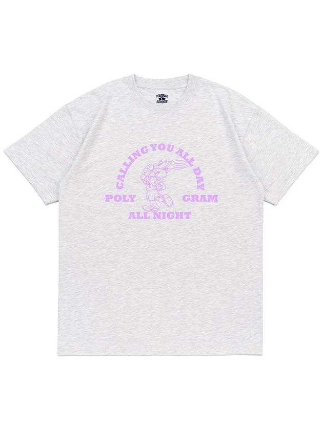 CALLING BUNNY T SHIRTS LIGHT MELANGE - POLYGRAM - BALAAN 3