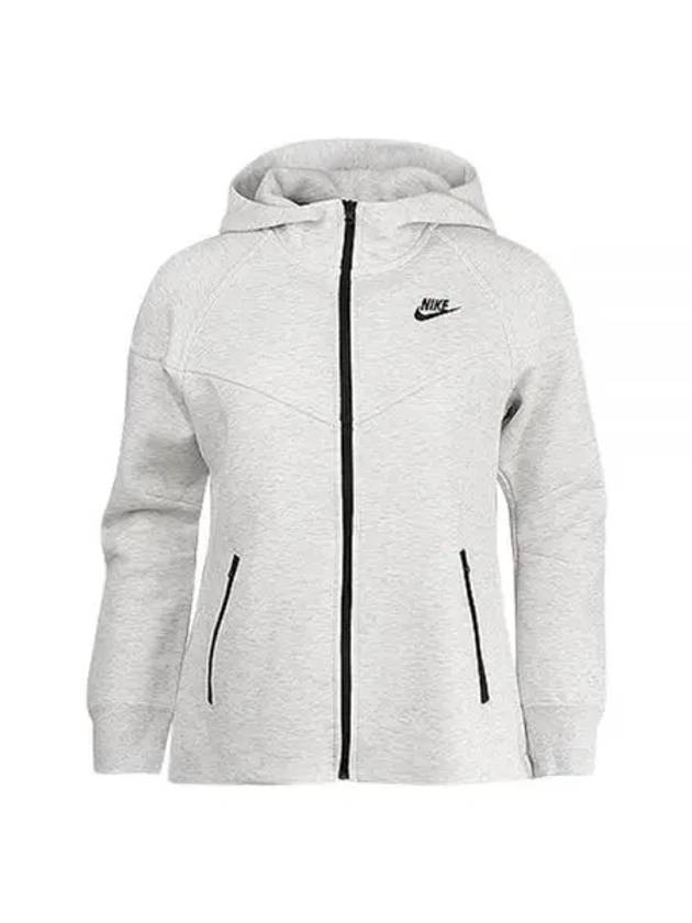 Tech Fleece Wind Runner Zip-Up Hoodie Grey - NIKE - BALAAN 2