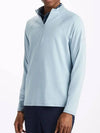 Men's Luxe Quarter Half Zip Layer Long Sleeve T-Shirt Blue - G/FORE - BALAAN 3