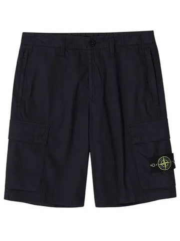 L0803 A0020 8015L0803 Stretch Cotton Wappen Logo Patch Bermuda Men s Shorts - STONE ISLAND - BALAAN 1