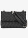 Olimpia Shoulder Bag Black - BOTTEGA VENETA - BALAAN 2