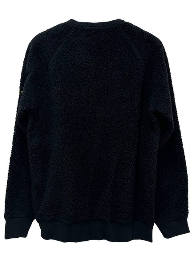 Kids Waffen Patch Terry Sweatshirt 14 Black 771660143 V0029 - STONE ISLAND - BALAAN 3