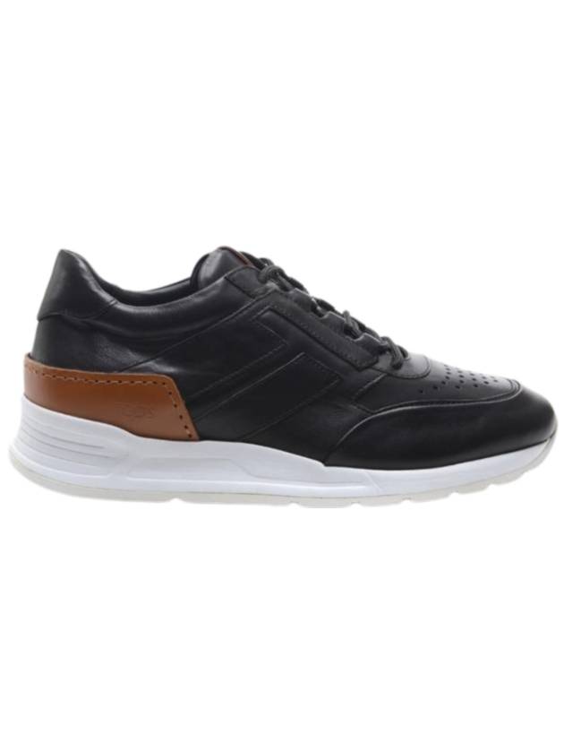 Men's Leather Low Top Sneakers Black - TOD'S - BALAAN 1