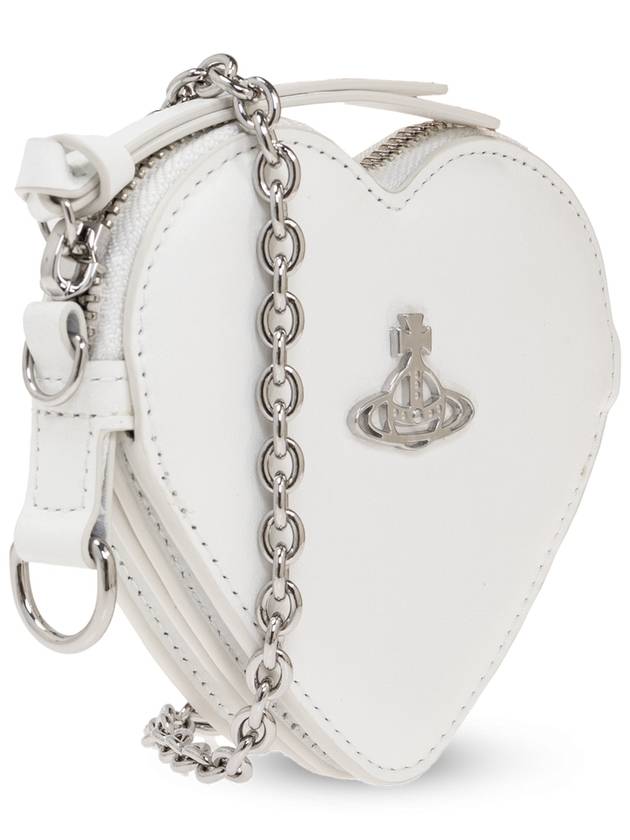 Vivienne Westwood Heart-shaped Shoulder Bag, Women's, White - VIVIENNE WESTWOOD - BALAAN 4