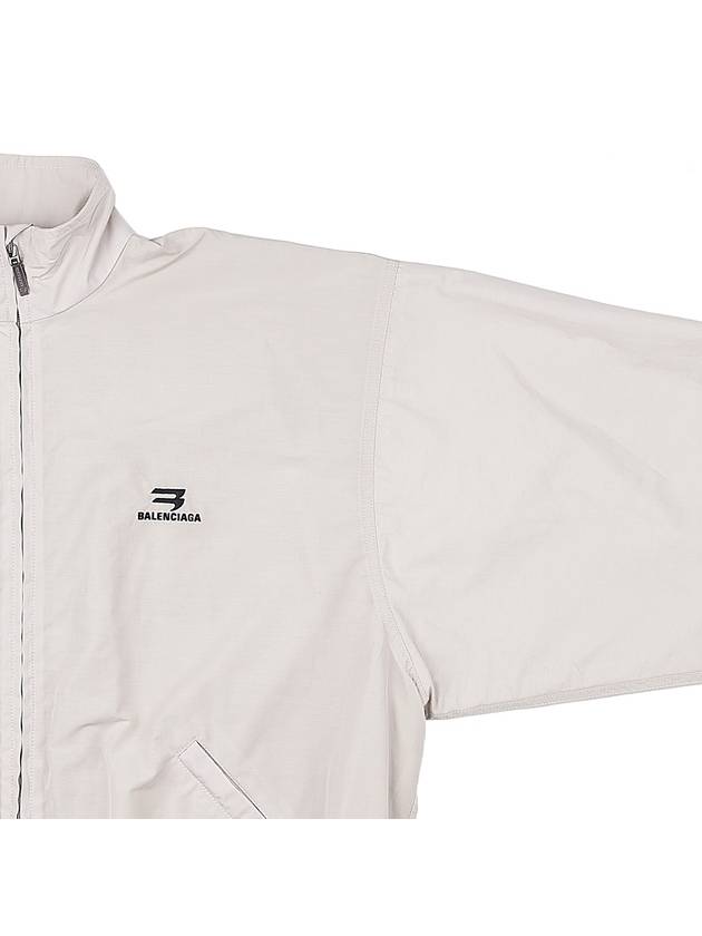 Logo Technical Track Jacket Beige - BALENCIAGA - BALAAN 5