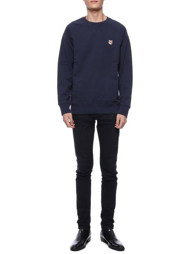 Fox Head Patch Classic Sweatshirt Navy - MAISON KITSUNE - BALAAN 4