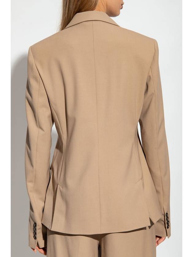 HERSKIND Double-breasted Blazer, Women's, Beige - BIRGITTE HERSKIND - BALAAN 4