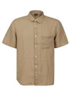 Bellini Linen Short Sleeve Shirt Beige - A.P.C. - BALAAN 2