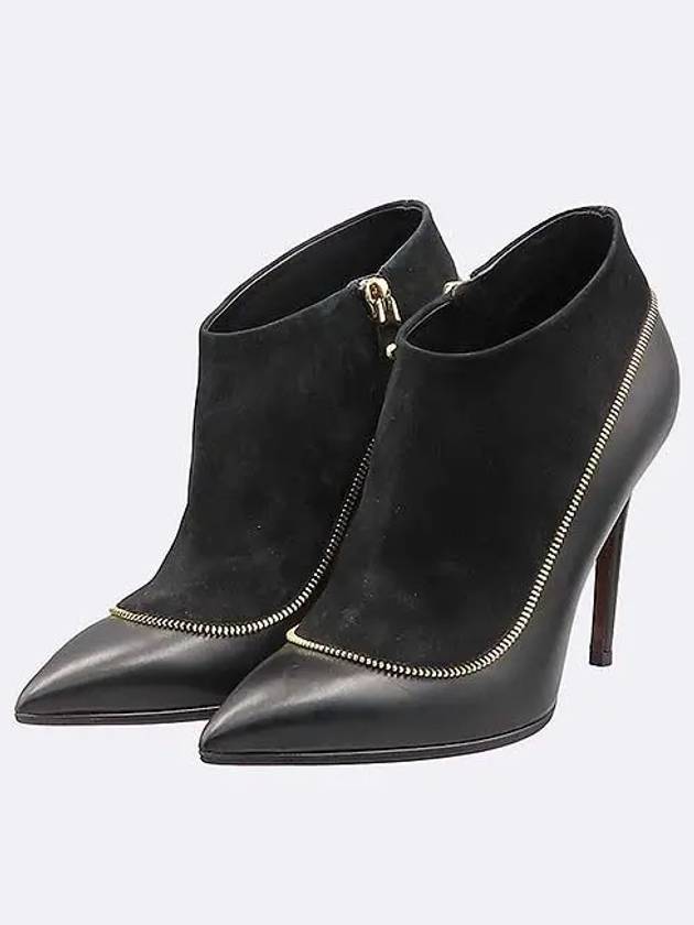 Smith Market Used Luxury Black Boots Women s Shoes - LOUIS VUITTON - BALAAN 5