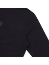 Logo Patch Cotton Sweatshirt Black - CP COMPANY - BALAAN 5