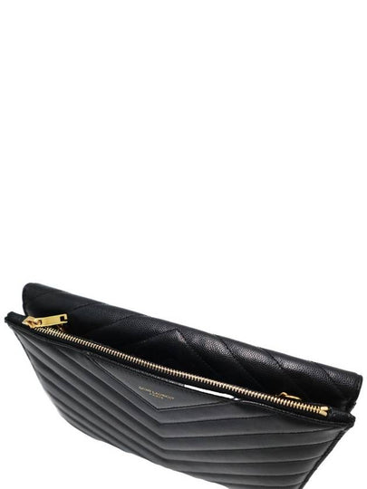 Women s Leather Shoulder Bag Black Saint Laurent 569267 Matelasse Calfskin Tribeca Chain - SAINT LAURENT - BALAAN 2