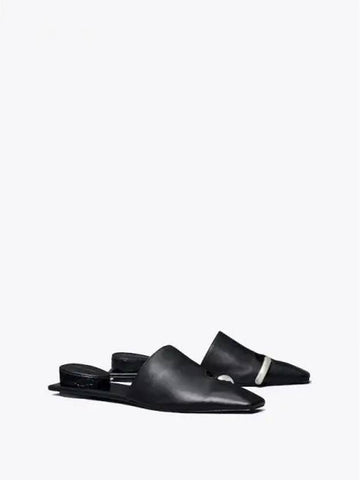 Pierced mule slippers black silver domestic product GM0024020561294 - TORY BURCH - BALAAN 1