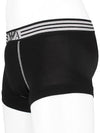 Men's Logo Stretch Cotton Trunk Briefs Black - EMPORIO ARMANI - BALAAN 4