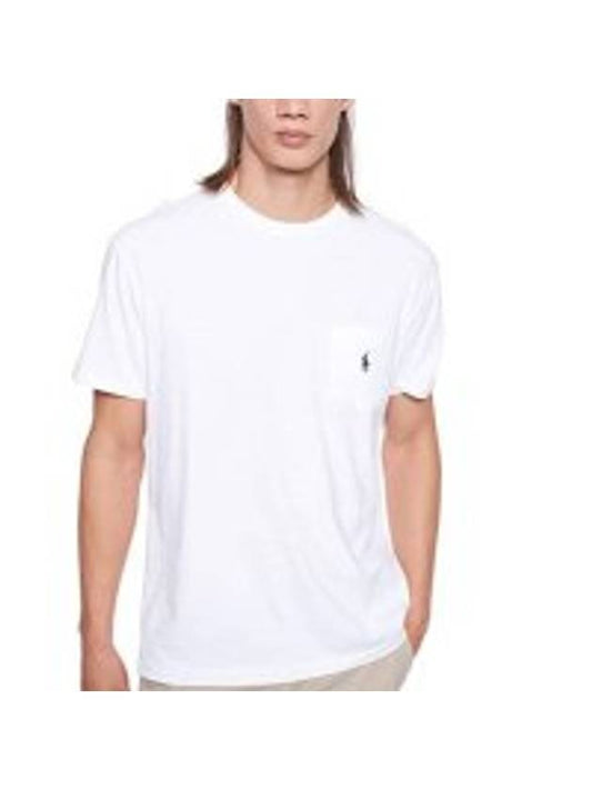 Pocket Short Sleeve T-Shirt White - POLO RALPH LAUREN - BALAAN 1
