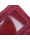 Gancini Leather Half Wallet Melagrana - SALVATORE FERRAGAMO - BALAAN 8