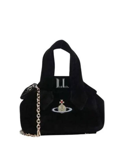 Archive Mini Yasmine Tote Bag Black - VIVIENNE WESTWOOD - BALAAN 2