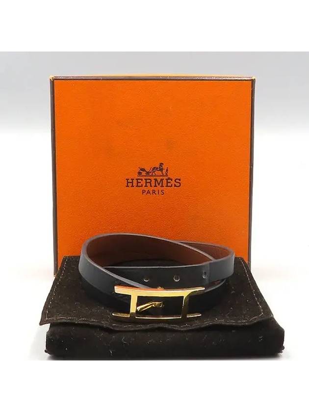 black bracelet jewelry - HERMES - BALAAN 3