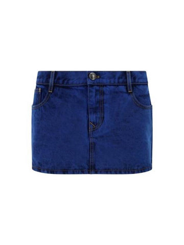 Foam Short H-Line Skirt Blue - VIVIENNE WESTWOOD - BALAAN 1