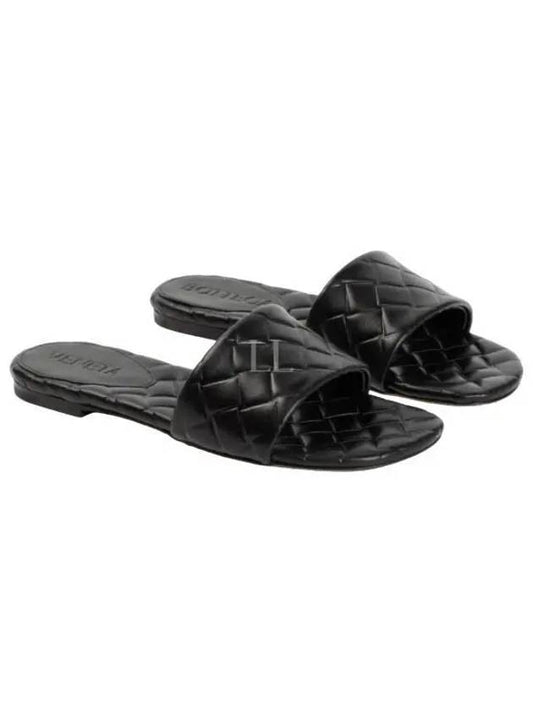 Flat Amy Slippers Black - BOTTEGA VENETA - BALAAN 2