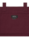 Ru 1987 University Tote Bag Eco Burgundy Unisex - A.P.C. - BALAAN 2