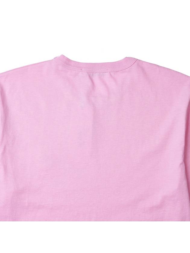 Grey Fox Head Patch Classic Short Sleeve T-Shirt Dusty Rose - MAISON KITSUNE - BALAAN 7