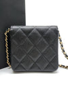 Classic mini chain bag caviar black gold wallet AP3259 - CHANEL - BALAAN 3