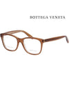 Glasses frame BV244 F2I horn rim brown translucent square - BOTTEGA VENETA - BALAAN 1