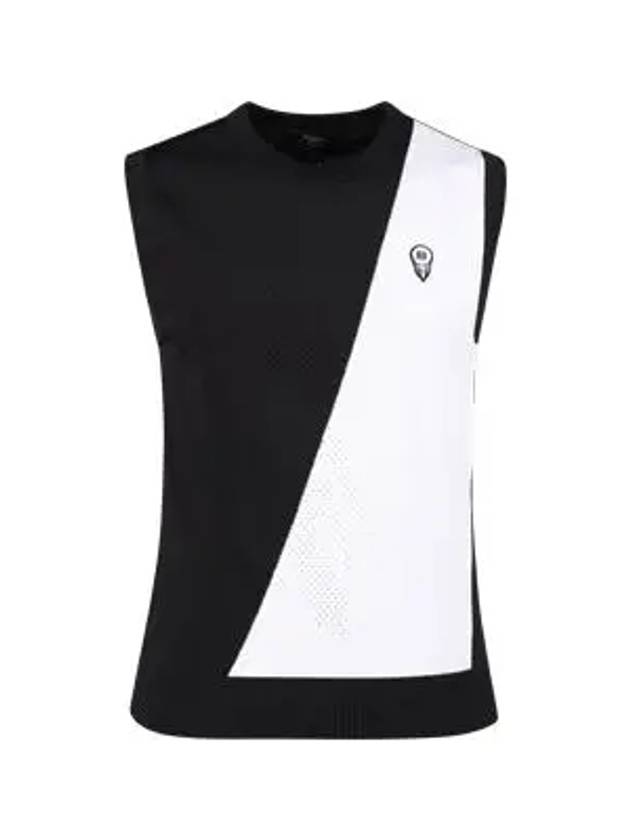 COLOR BLOCK MAN`S KNIT VESTBDMMSW51 - BALLISTIC - BALAAN 3