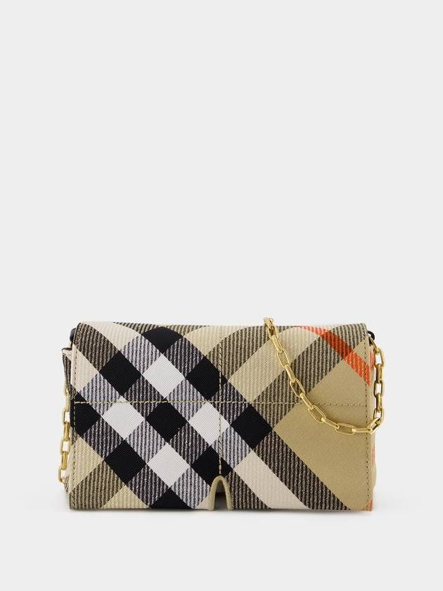 Snip Check Chain Mini Shoulder Bag Sand - BURBERRY - BALAAN 2