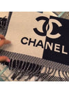 CC logo two tone double sided muffler scarf women men unisex black - CHANEL - BALAAN 8