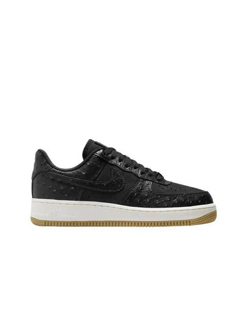 Air Force 1 Low Top Sneakers Black - NIKE - BALAAN 1