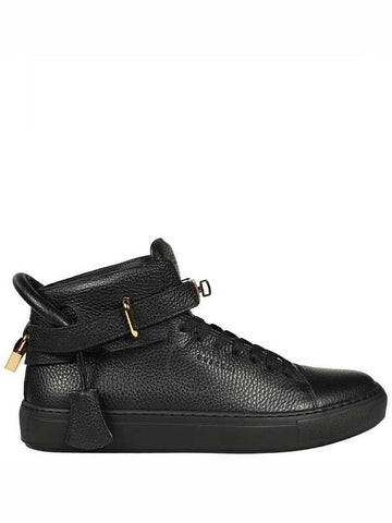 Buscemi Men's Black Alce High-Top Leather Sneakers, Brand Size 41 ( US Size 8 ) - BUSCEMI - BALAAN 1