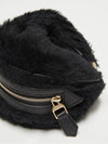 Max Mara JOLIE7 Teddy Mini Clutch Black - MAX MARA - BALAAN 4