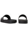 Logo Rubber Slide Slippers Black - GIVENCHY - BALAAN 7