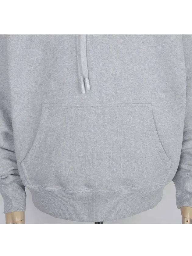 Alexandre Mattiussi Logo Print Hoodie Grey - AMI - BALAAN 5