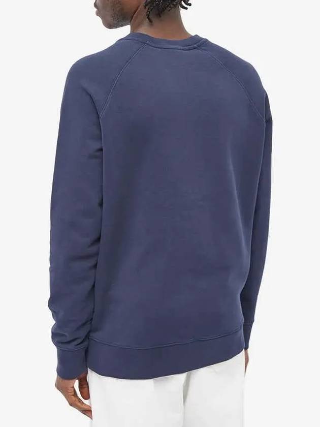 Grey Fox Head Patch Classic Sweatshirt Navy - MAISON KITSUNE - BALAAN 5