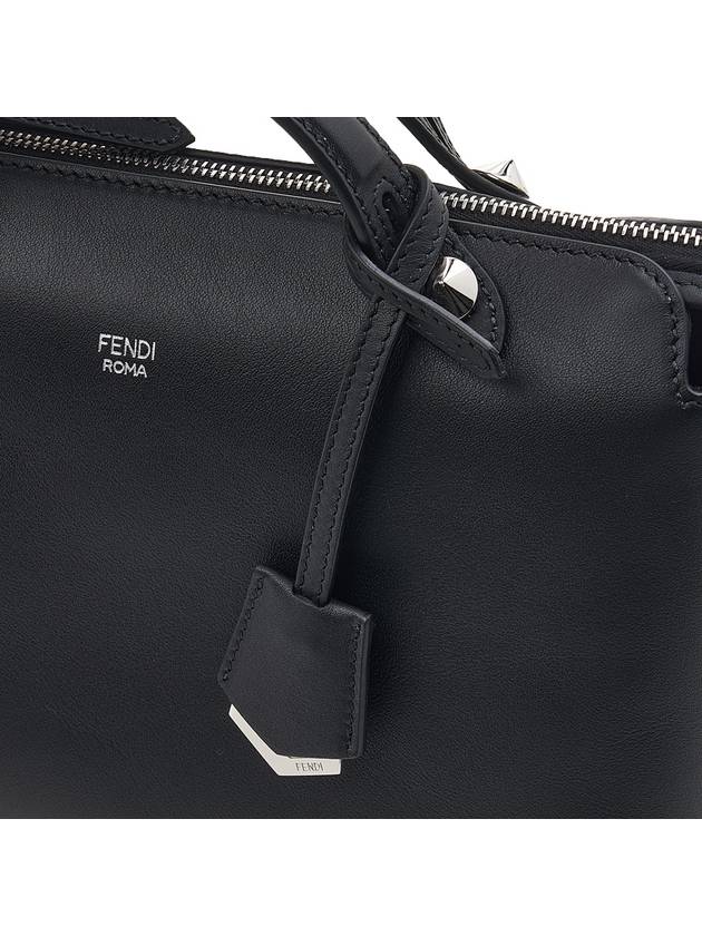 By The Way Boston Leather Medium Tote Bag Black - FENDI - BALAAN 10