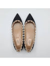 Rockstud Ballerina Flats Black - VALENTINO - BALAAN 8