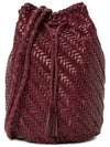 Pom Pom Double Jump Bucket Bag Bordeaux - DRAGON DIFFUSION - BALAAN 2